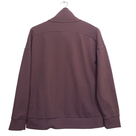 Mondetta Fleece Jacket Womens Medium Mauve Long Sleeve Full Zip High Neck Cozy - Picture 5 of 10